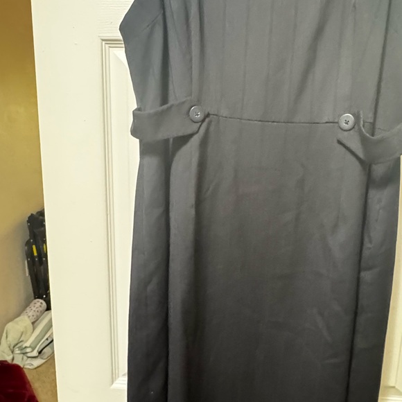 Merona Black Dress with Zipper Back - Picture 5 of 7